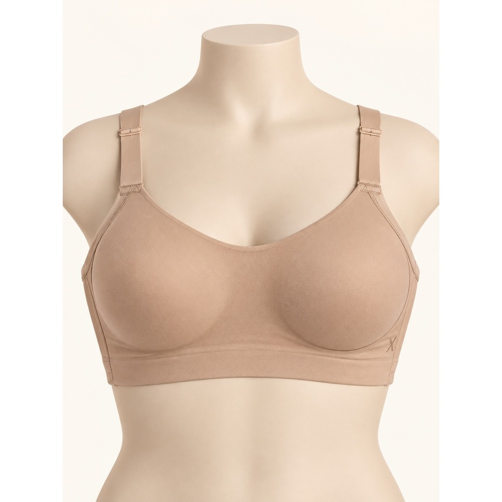 Knix Revolution Wireless Bra Nude Beige Size L+ Seamless Supportive Everyday